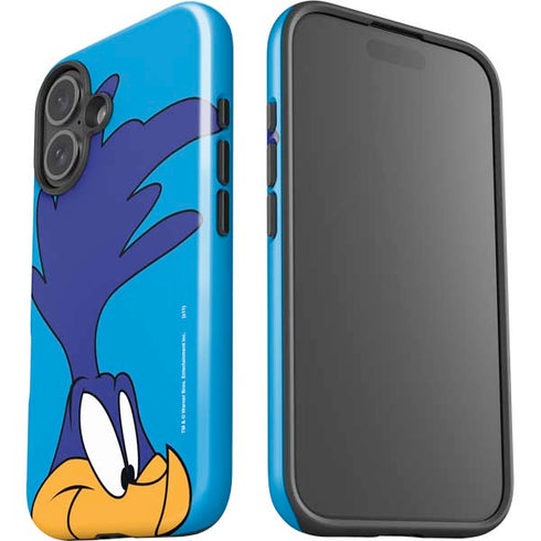 Looney Tunes Road Runner Zoomed In iPhone 16 Plus Impact Case